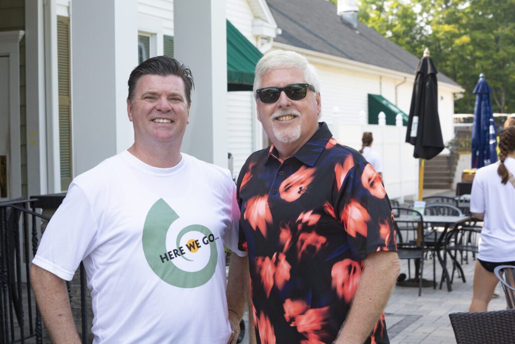 Helix CEO Mark Paglia with board president Tom Duke